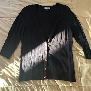 Cynthia Rowley Black Cardigan